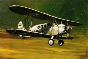 27 db modern használatlan repülőgép motívumlap, főleg MALÉV (repülőgép típusok, régi repülők) / 27 m...