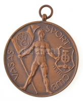 Sóváry János (1895-1966) 1949. Vasas Sport Club Br díjérem, hátoldalán gravírozva I. 1949. VI. 18-19. (50mm) T:2