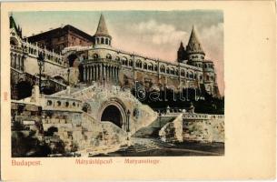 Budapest I. Mátyás lépcső. Taussig Arthur