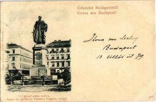 1898 Budapest V. József nádor szobra (EK)