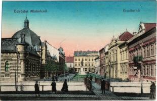 Miskolc, Erzsébet tér. Berger és Freireich kiadása