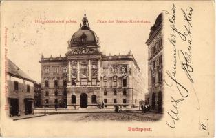 1901 Budapest I. Honvédminisztériumi palota. Divald (EK)