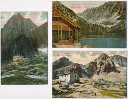 Tátra, Tatry; - 20 db régi használatlan képeslap / 20 unused pre-1945 postcards