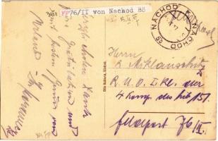 Náchod, Zámek / castle, artist signed