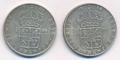 Svédország 1965U-1966U 1K Ag (2xklf) T:1- kis patina
Sweden 1965U-1966U 1 Krona Ag (2xdiff) C:AU sm...