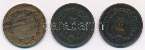 Japán 1877-1888. 1s Cu "Meidzsi" (3xklf) T:2,2-
Japan 1877-1888. 1 Sen Cu "Meiji&quo...