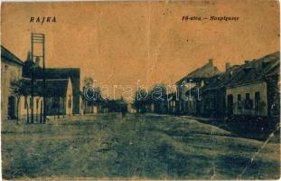 1922 Rajka, Ragendorf; Fő utca (fa)