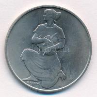 1981. 100Ft Ni "FAO I. - Világélelmezési nap" eredeti fekete műbőr tokban, tanúsítvánnyal ...