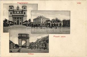 1913 Vác, Nagytemplom, Püspöki palota, Kőkapu (fa)