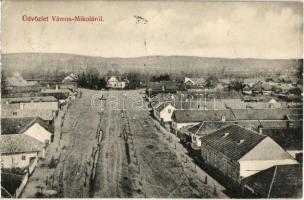 1909 Vámosmikola, Fő út. Turcsányi Kálmán kiadása (EB)