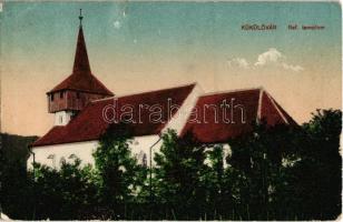 Küküllővár, Cetatea de Balta; Református templom. Kiadja a Fogyasztási Szövetkezet / Calvinist church (kis szakadás / small tear)