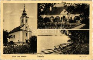 1941 Bölcske, Római katolikus templom, Zárda, Duna