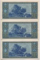 1945. 1.000.000P (3x) sorszámkövetők T:I-