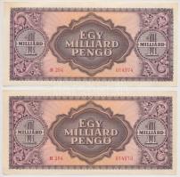 1946. 1.000.000.000P (2x) sorszámkövetők T:I-