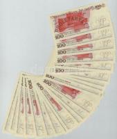 Lengyelország 1986. 100Zl (22x) sorszámkövetők (15+7) T:I-,II
Poland 1986. 100 Zlotych (22x) sequen...