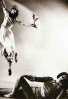 cca 1935 Szentpál Olga (1895-1968) mozgásművészeti csoportjáról készült negatív, 4,5x3,6 cm