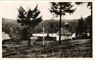 Tusnádfürdő, Baile Tusnad; Szent Anna tó, kápolna / Lacul Sfanta Ana / lake, chapel (EK)