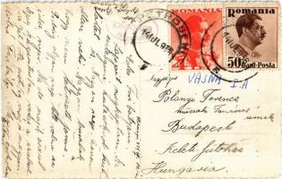 1935 Retyezát, Retezat; gát, kirándulók / dam, tourists, hikers. Joánovics photo