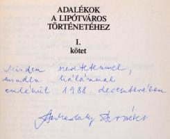 Adalékok a Lipótváros történetéhez I-II. kötet. Szerk.: Farkaslaky Erzsébet, Ráday Mihály. Bp., 1988...