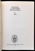 Adalékok a Lipótváros történetéhez I-II. kötet. Szerk.: Farkaslaky Erzsébet, Ráday Mihály. Bp., 1988...