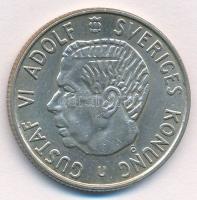 Svédország 1964U 2K Ag VI. Gusztáv Adolf T:1- Sweden 1964U 2 Kronor Ag Gustaf VI C:AU Krause KM# 827