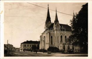 Máramarossziget, Sighetu Marmatiei;  Református templom. Kiadja Perl / Calvinist church