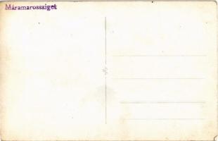 Máramarossziget, Sighetu Marmatiei; látkép, szálloda, Weisz üzlete / general view, hotel, shops. pho...