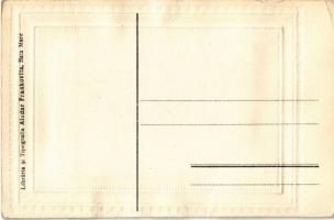 Nagybánya, Baia Mare; Vedere Mixta. Libraria si Tipografia Aladar Frankovits / látkép, üzletek, temp...