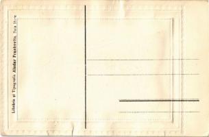 Nagybánya, Baia Mare; Valea Neagra. Libraria si Tipografia Aladar Frankovits / Feketepatak, fahíd / ...