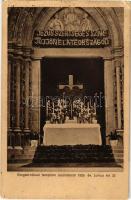 Szeged, Rókusi templom bejáratánál 1929. év június hó 30-án (EK)