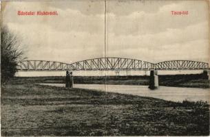 1910 Kisköre, Tisza híd (fa)