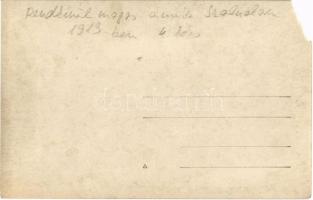 1913 Szolnok, rendkívül magas árvíz. photo (EM)