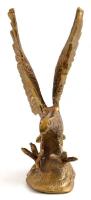 Leszálló sas, réz szobor, m: 15,5 cm