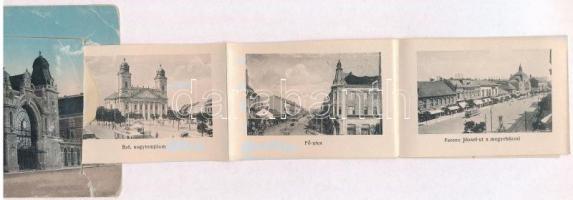 Debrecen, vasútállomás. leporellolap (szakadás / tear)