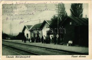 1929 Máriabesnyő, Besnyő (Gödöllő), Vasútállomás, 13-as számú őrház (Rb)