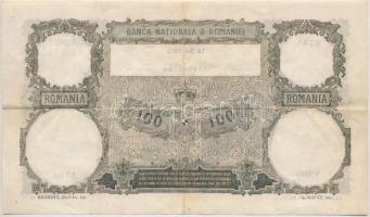 Románia 1930. 100L T:III
Romania 1930. 100 Lei C:F