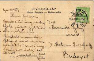 1914 Eger, törvényház. W.L. Bp. 5517. Székely József kiadása