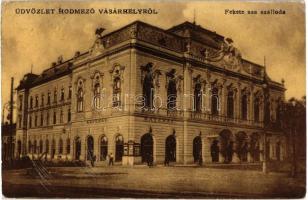 1909 Hódmezővásárhely, Fekete Sas szálloda, étterem és kávéház. Weisz I. Jenő kiadása 637.