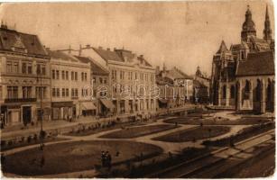 Kassa, Kosice; Hlavná ulica / Fő utca, üzletek / main street, shops  (kopott sarkak / worn corners)