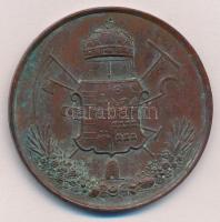 ~1900. "Éremdíj az Erdélyi Gazdasági Egylet Tárlatáról" Br emlékérem (53mm) T:2,2- patina,...