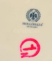 Hollóházi matricás dobozok (egyik Szász Endre által tervezett), jelzett, apró kopásnyomokkal, 8×7 cm...