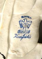 Aquincumi rózsák, kézzel festett, jelzett, apró lepattanásokkal, m: 5 cm