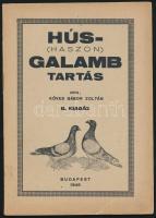 Köves Gábor Zoltán: Hús- (haszon) galamb tartás. Bp., 1946, Athenaeum-ny., 31 p. Második kiadás. Kiadói papírkötés, jó állapotban.