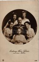 1917 Erzherzog Franz Salvator und seine Töchter / Archduke Franz Salvator of Austria with his daughters