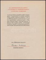 Fitz József: Gutenberg. Hungária Könyvek 7. Bp., 1940, Hungária, 99+2 p.+ 1 kihajtható tábla. Egészo...