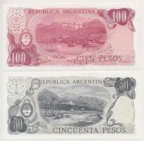 Argentína 1971-1973. 100P + 1974-1975. 50P T:I
Argentina 1971-1973. 100 Pesos + 1974-1975. 50 Pesos...