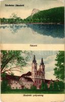 1915 Jászó, Jászóvár, Jasov; Halas-tó, prépostság / lake, church (EK)