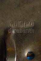 Retró játék rendőrautó, jelzett, h: 11 cm