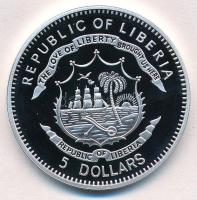 Libéria 2011. 5$ Cu "Nagy Hadvezérek - Bem József" multicolor T:PP 
Liberia 2011. 5 Dolla...