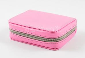 Mini csavarhúzó készlet rózsaszín színben, hiánytalan, jó állapotban